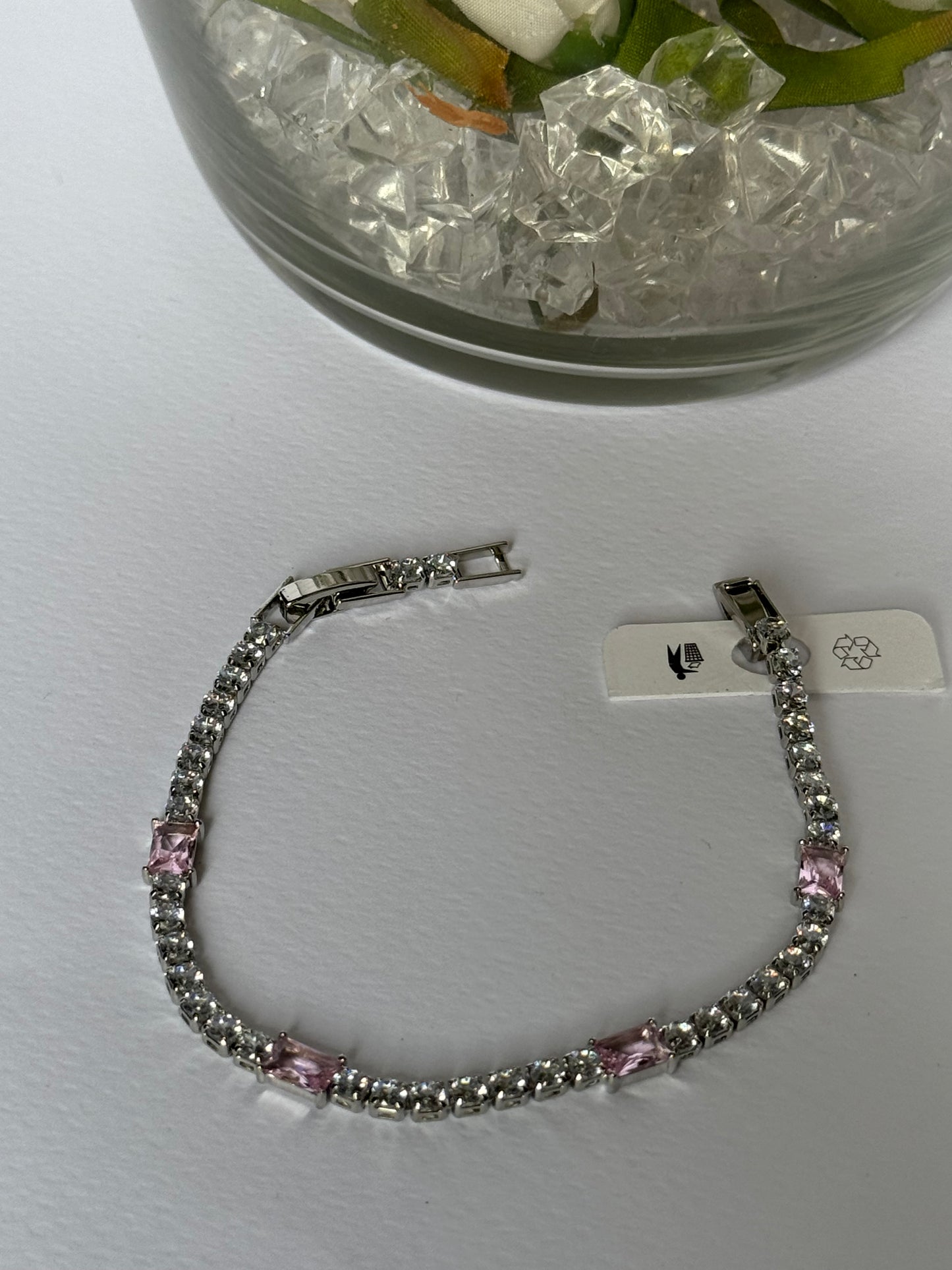 BRACCIALE PINK STONE